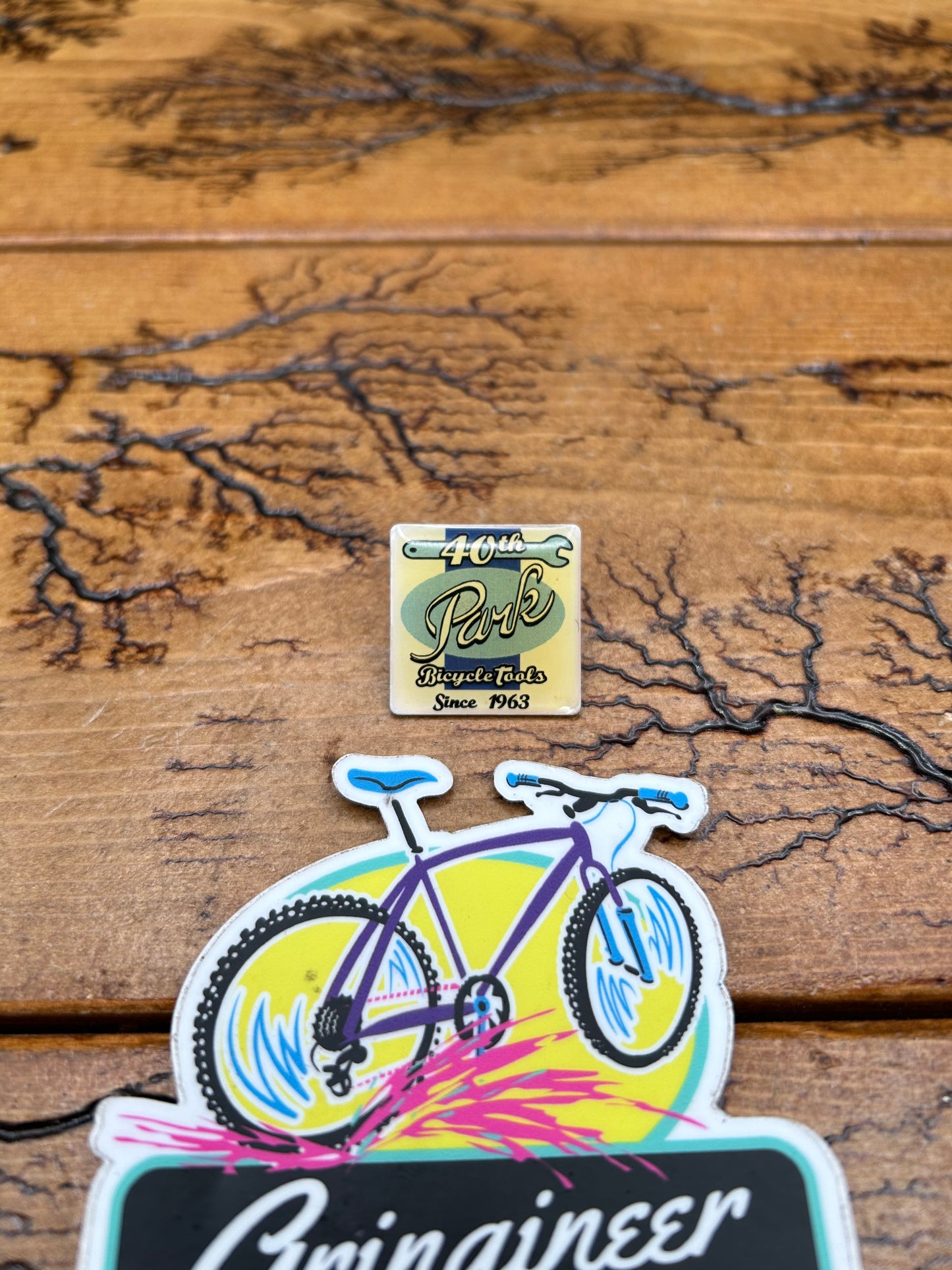 Park Tool 40th Anniversary Lapel Pin