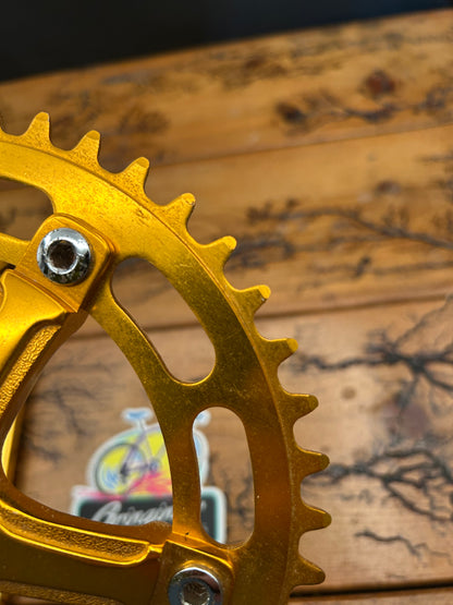 Takagi Tourney AD 170mm 44 Tooth Gold Anodized Crankset