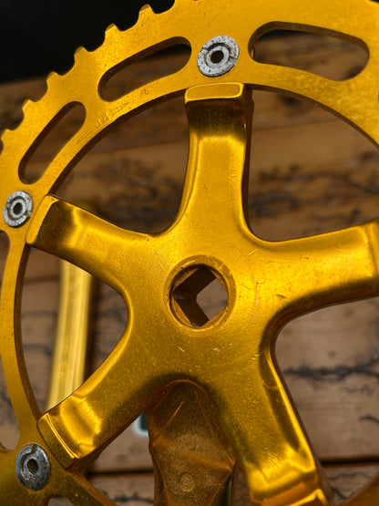Takagi Tourney AD 170mm 44 Tooth Gold Anodized Crankset
