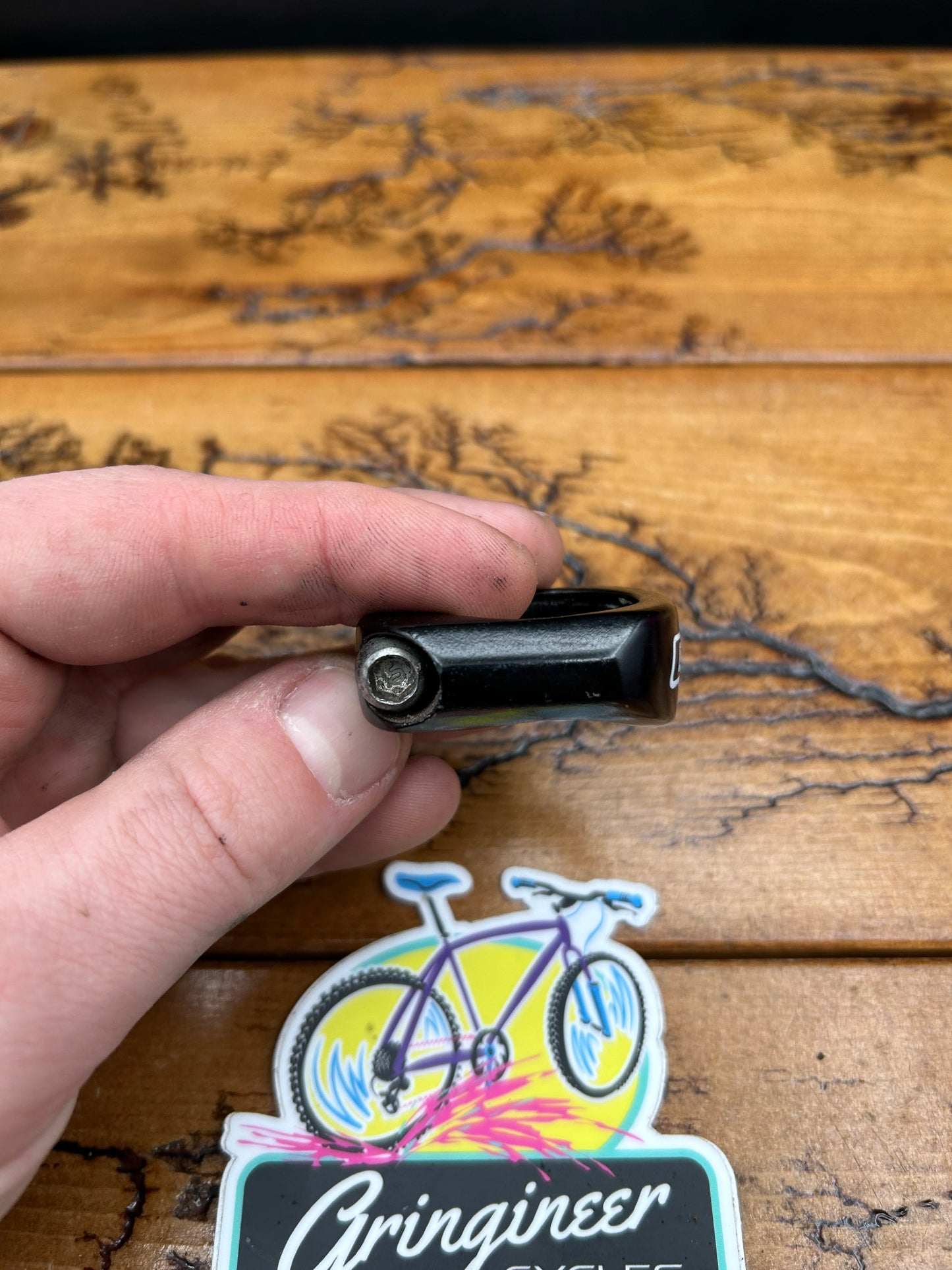 GT 28.6mm Black Seatpost Collar