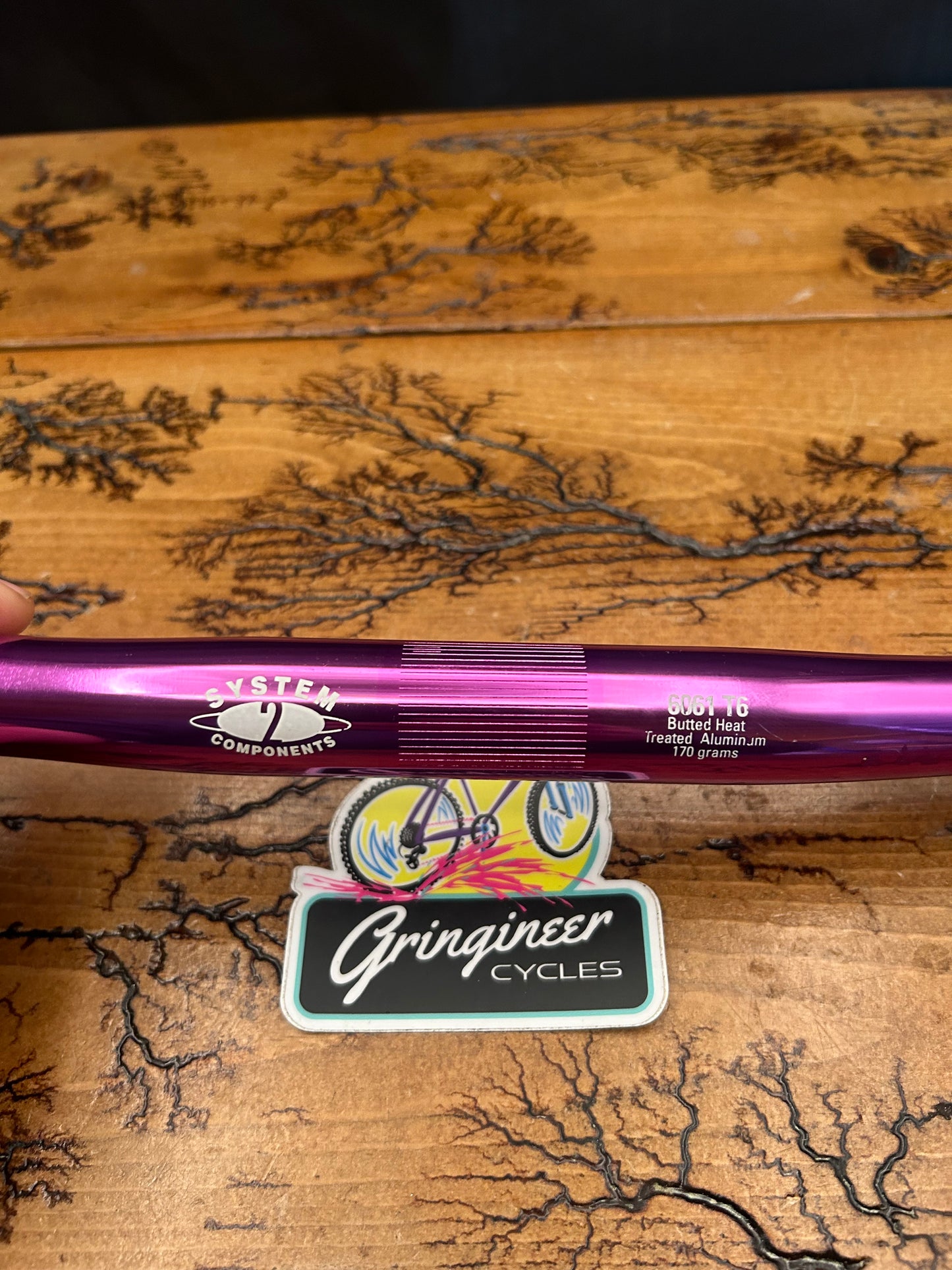 Trek System 2 565mm 25.4mm Purple Anodized Handlebar