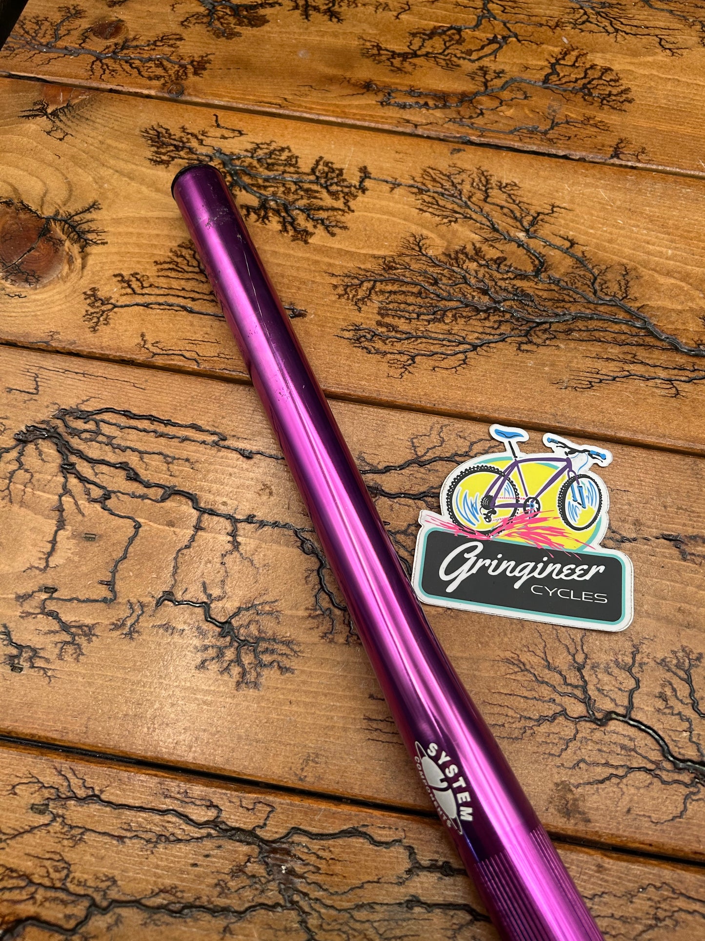 Trek System 2 565mm 25.4mm Purple Anodized Handlebar