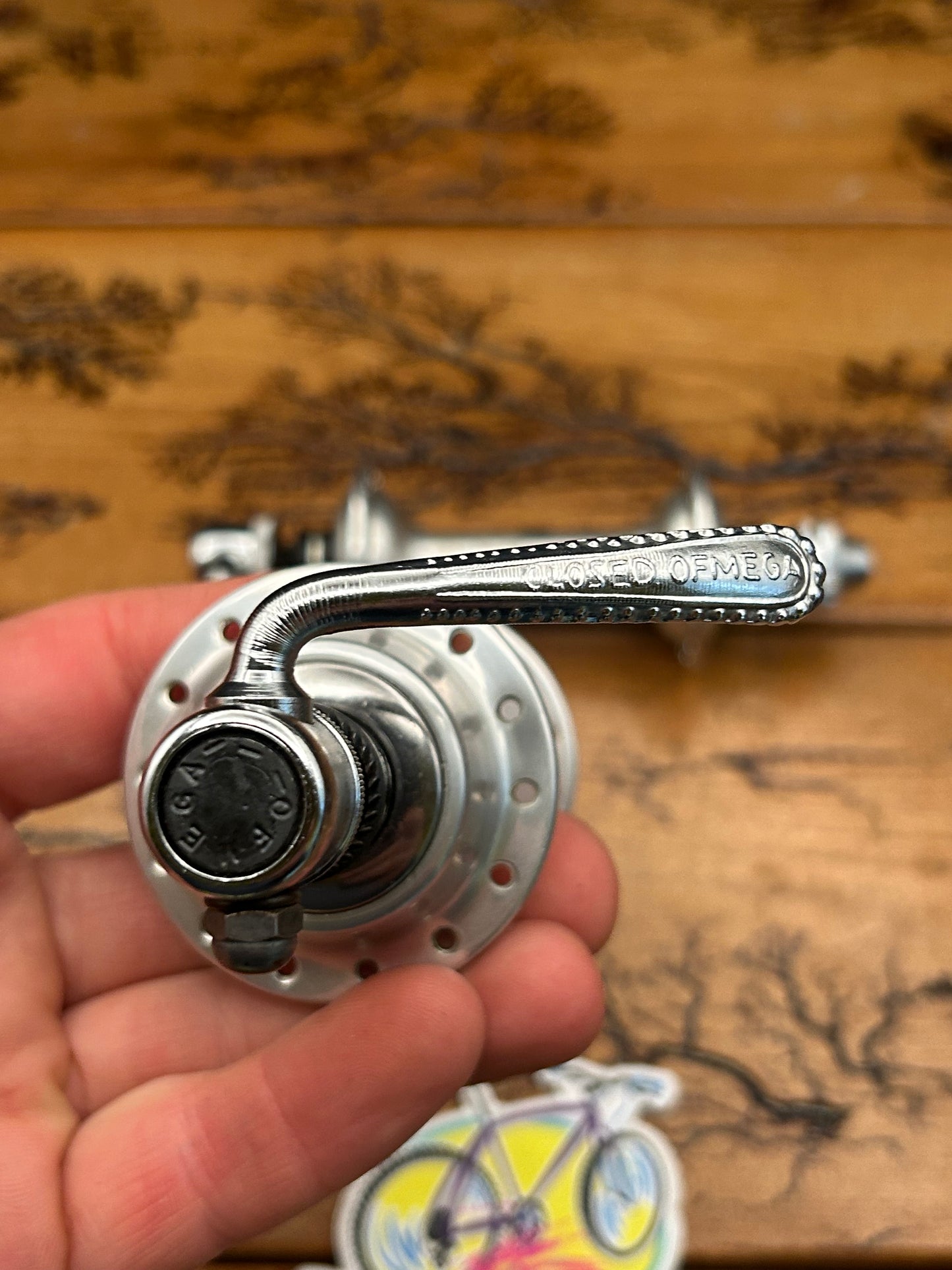 Ofmega Competizione 28 Hole 100/126 Hubs Set NOS