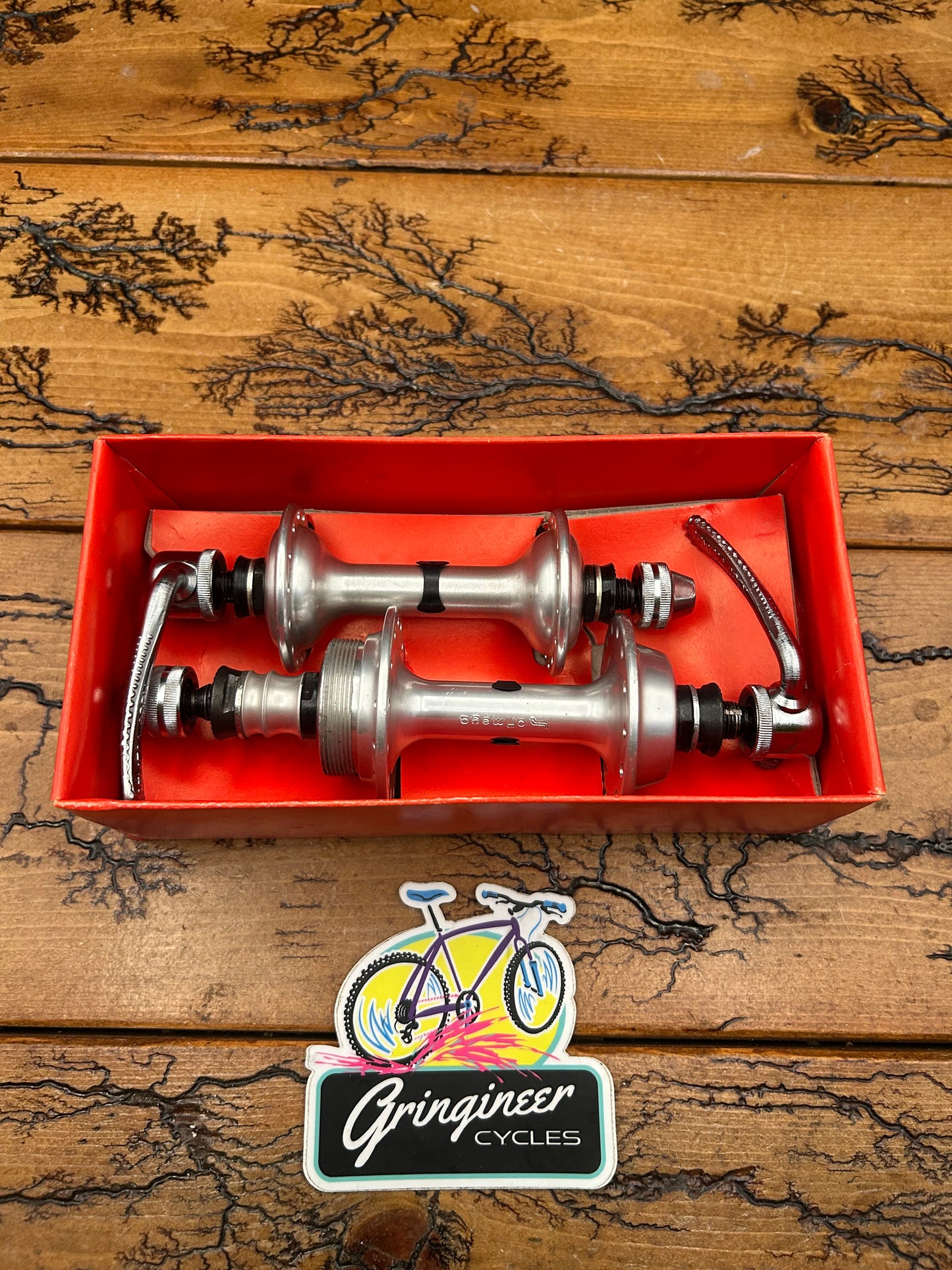 Ofmega Competizione 28 Hole 100/126 Hubs Set NOS