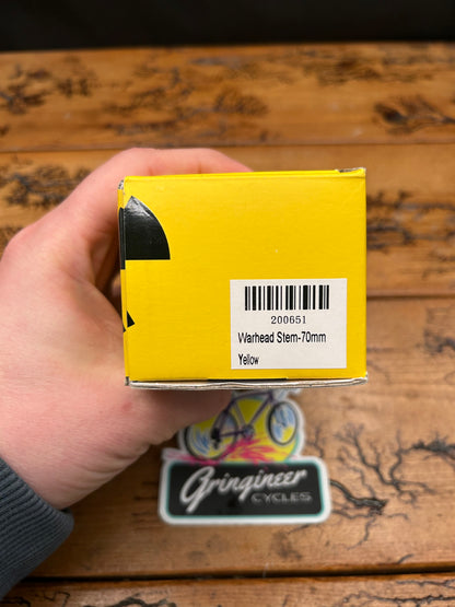 NukeProof Warhead 70mm Yellow 1 1/8 31.8mm Threadless Stem