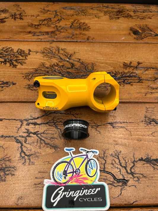 NukeProof Warhead 70mm Yellow 1 1/8 31.8mm Threadless Stem