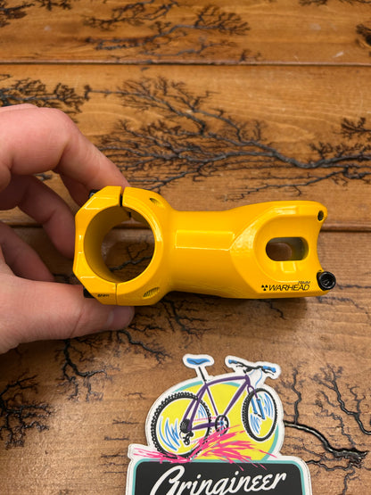 NukeProof Warhead 70mm Yellow 1 1/8 31.8mm Threadless Stem