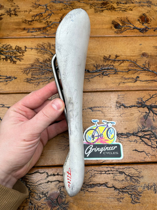 Selle Italia Flite White Titanium Rail Saddle