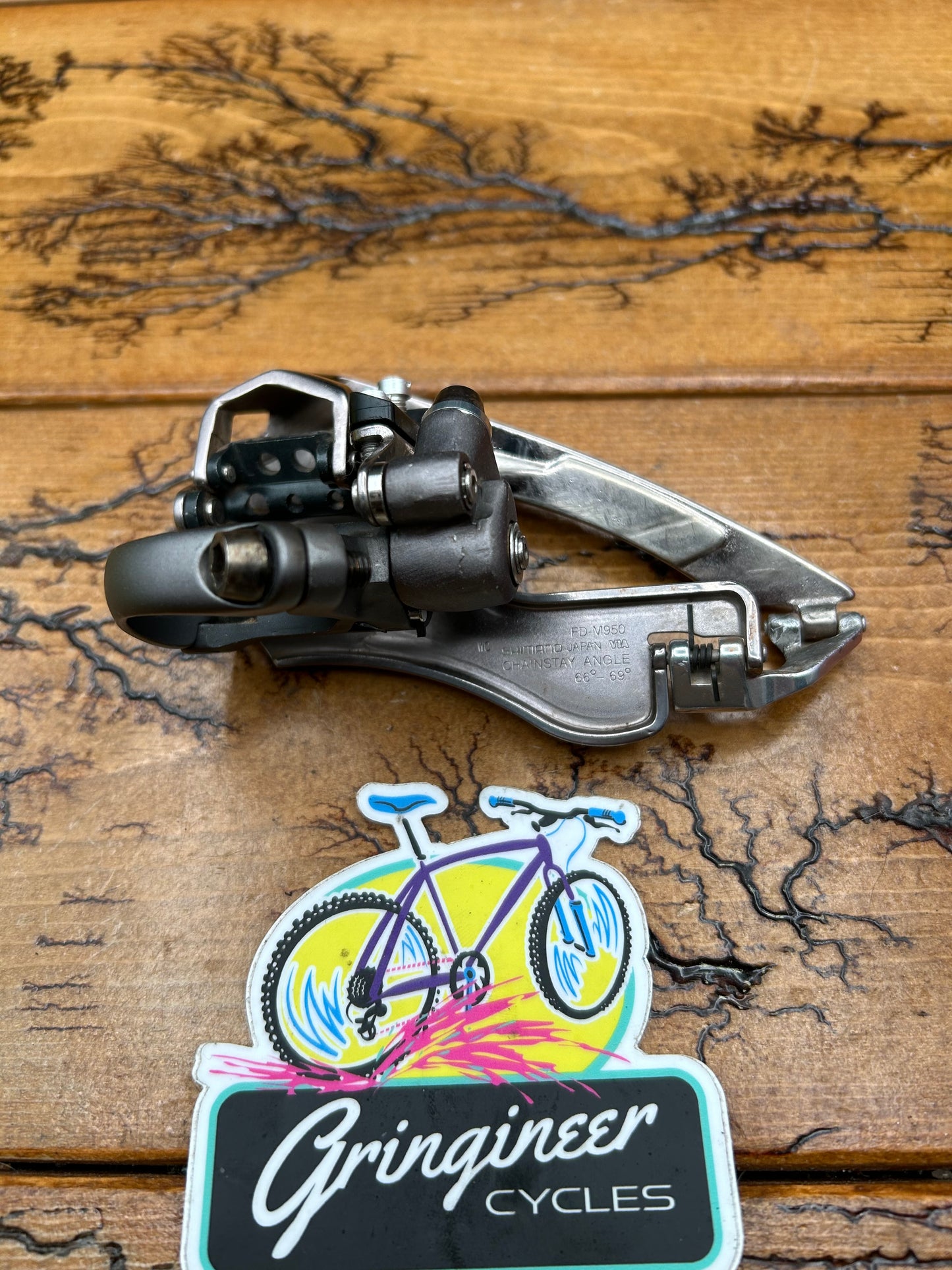 Shimano XTR FD-M950 31.8mm Bottom Pull Front Derailleur