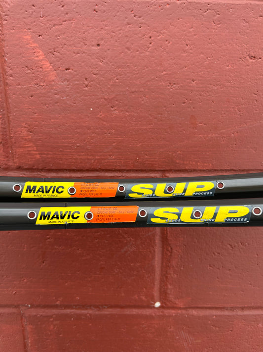 Mavic 117 SUP CD Cermaic 36 Hole 26 Inch Rims Set of 2 NOS