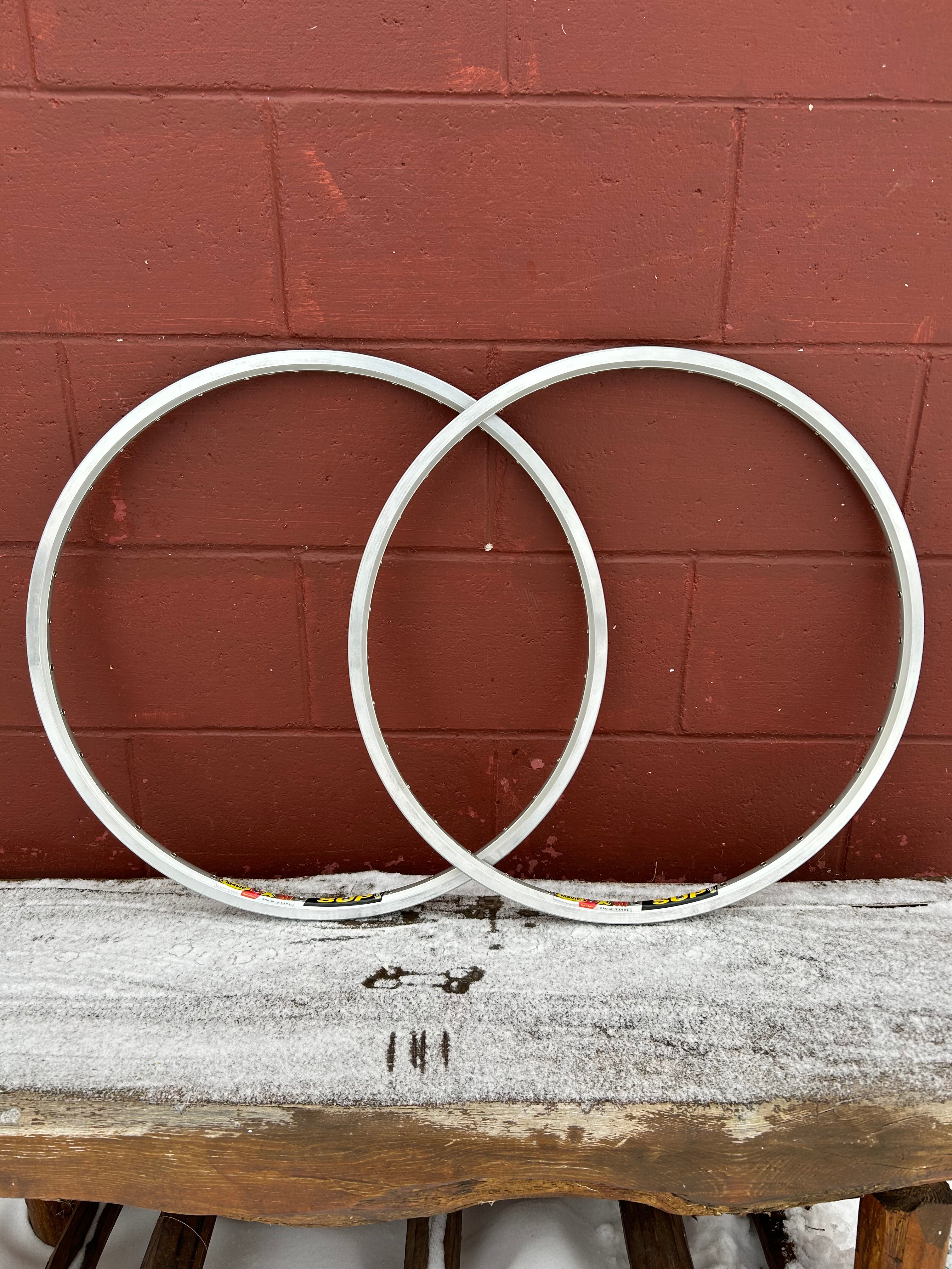 『北欧・銀の詩人』Rey Urbanストックホルム : スウィング・カップ(中) Mavic X517 SUP Silver 36 Hole 26 Inch Rims Set Of 2 NOS