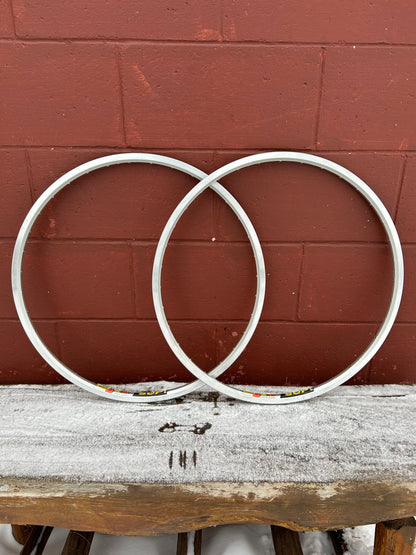 Mavic X517 SUP Silver 36 Hole 26 Inch Rims Set Of 2 NOS