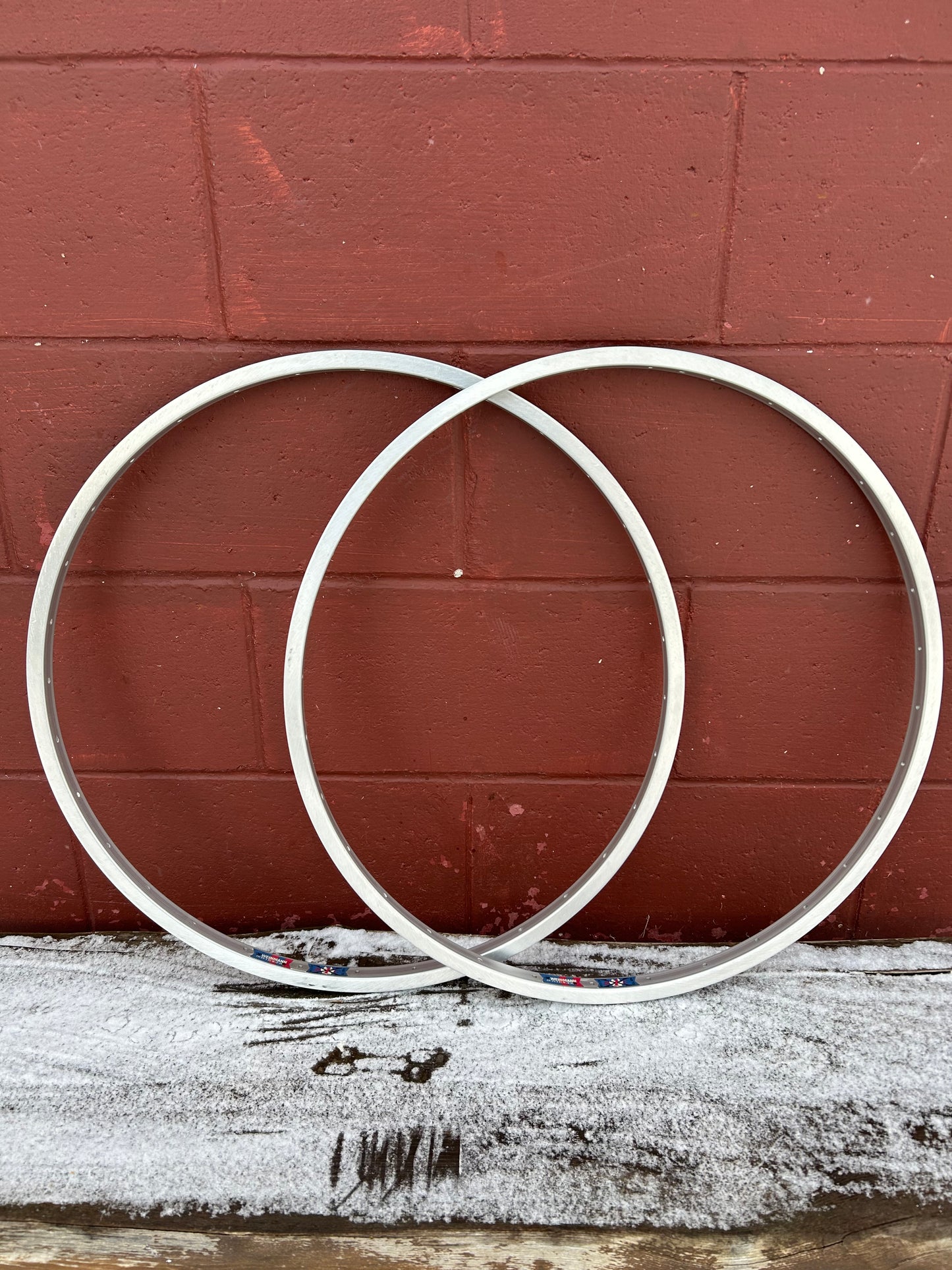 Weinmann Bontrager BCX 1 Blue Logo 32 Hole 26 Inch Rims Set of 2 NOS