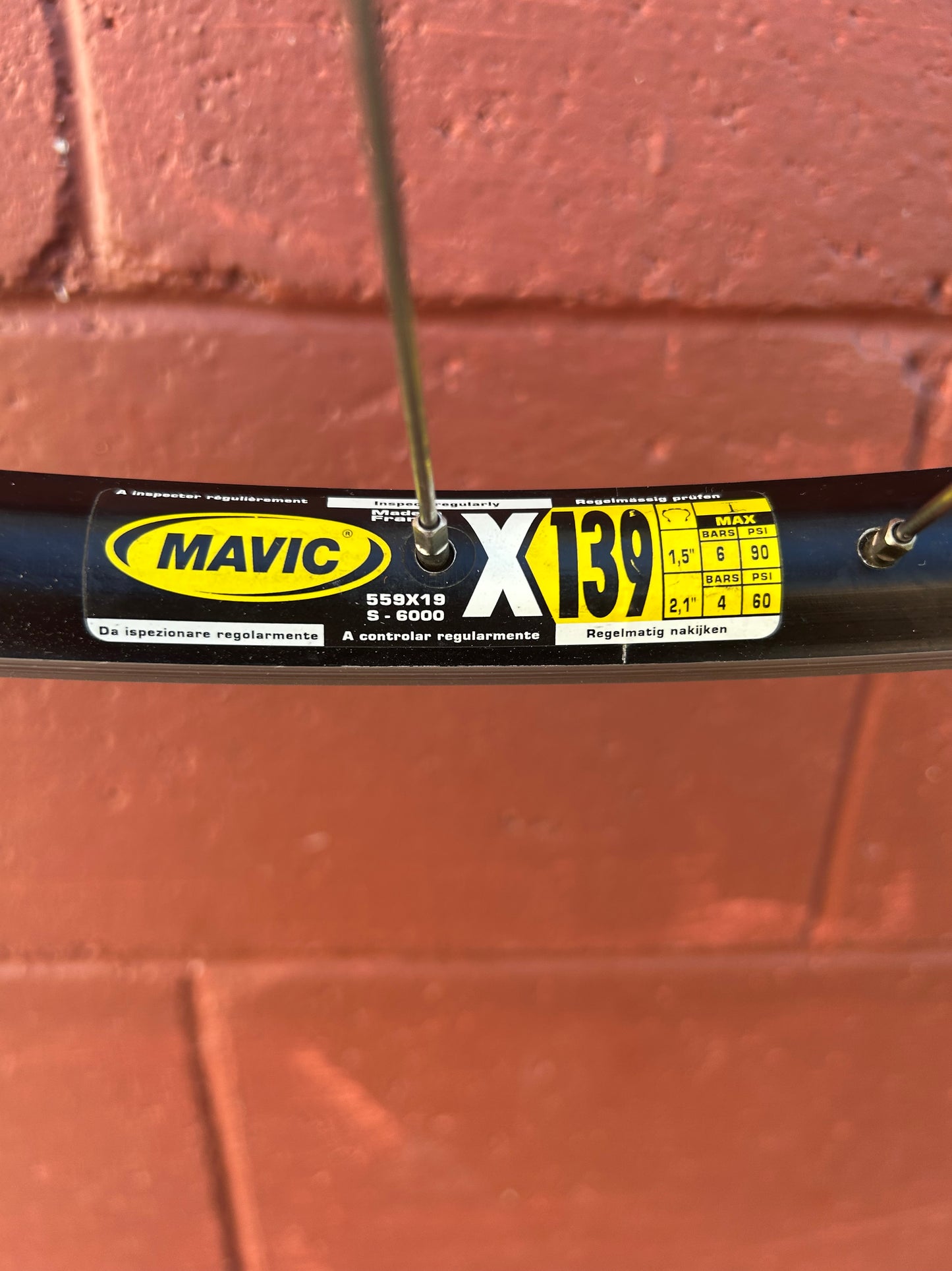 Mavic X139 Shimano XTR M952 26" Wheelset