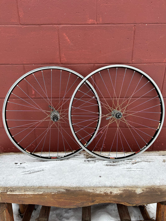 Sun Rims CR18 Shimano XTR M950 Marwi Ti Dye 26 Inch Wheelset