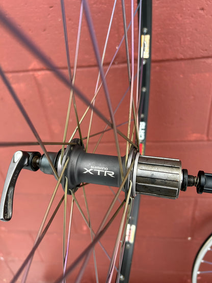 Sun Rims CR18 Shimano XTR M950 Marwi Ti Dye 26 Inch Wheelset