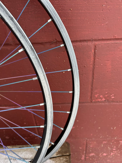 Sun Rims CR18 Shimano XTR M950 Marwi Ti Dye 26 Inch Wheelset