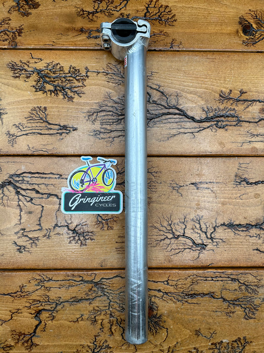 Control Tech 26.8mm Silver Seatpost 26.8x350