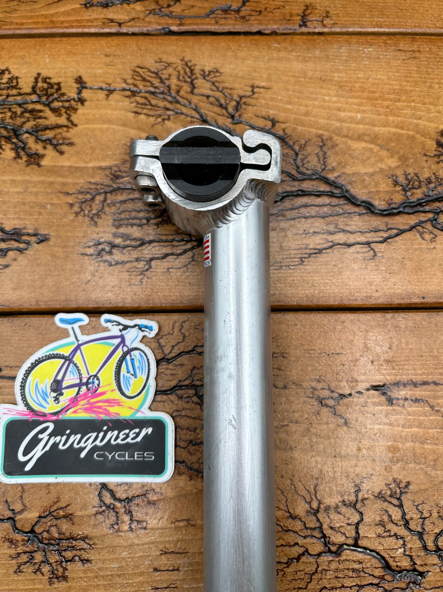 Control Tech 26.8mm Silver Seatpost 26.8x350