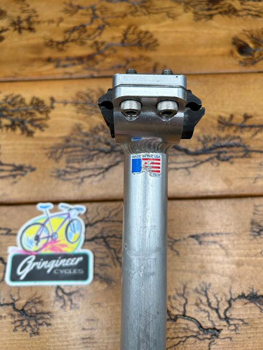 Control Tech 26.8mm Silver Seatpost 26.8x350