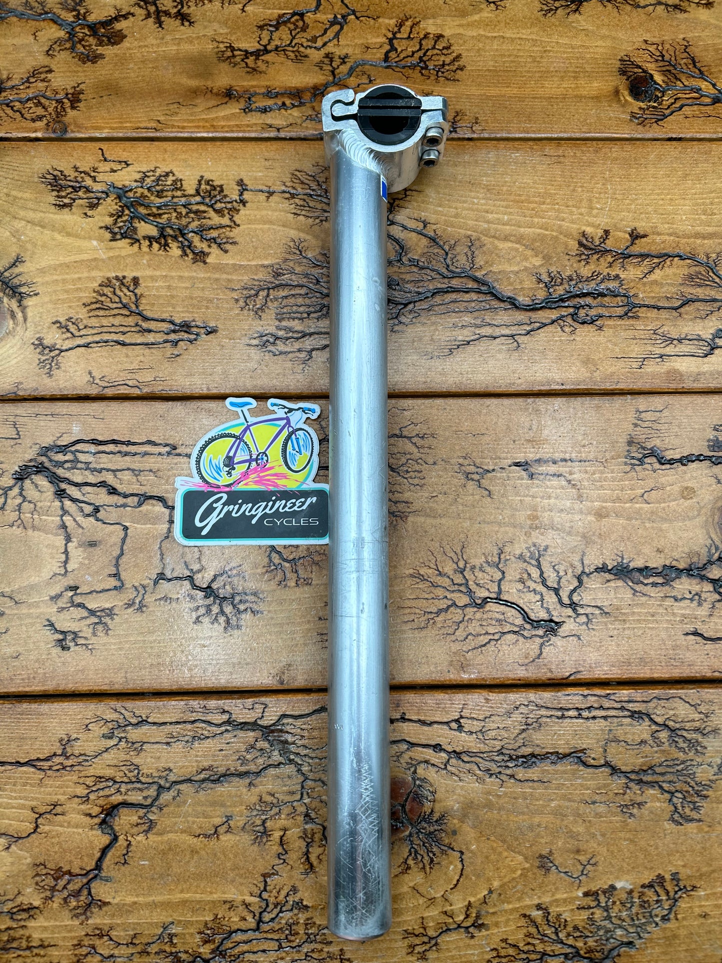 Control Tech 26.8mm Silver Seatpost 26.8x350