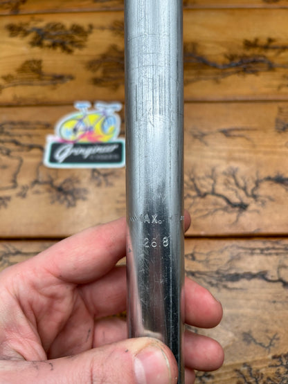 Control Tech 26.8mm Silver Seatpost 26.8x350