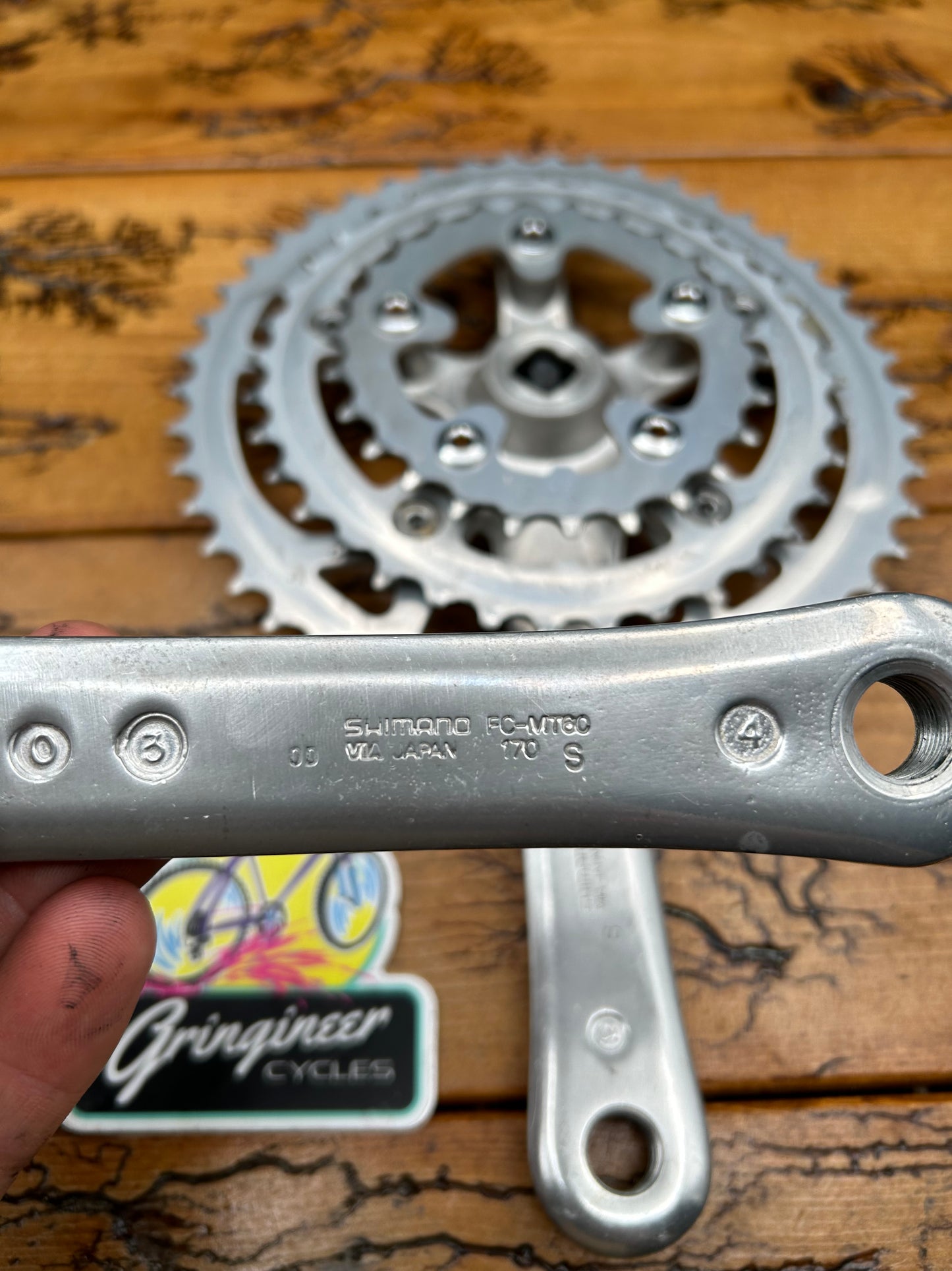 Shimano Deore FC-MT60 46/36/26 170mm Crankset