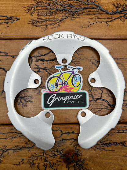 Girvin Silver Rock Ring 5 Bolt 94 BCD Bash Guard