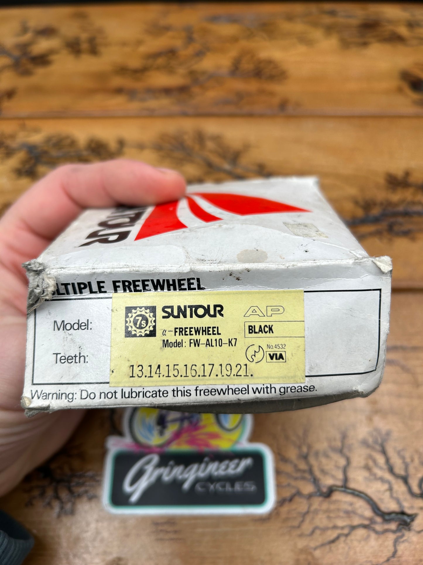 Suntour FW-AL10-K7 13-21 7 Speed Freewheel NOS