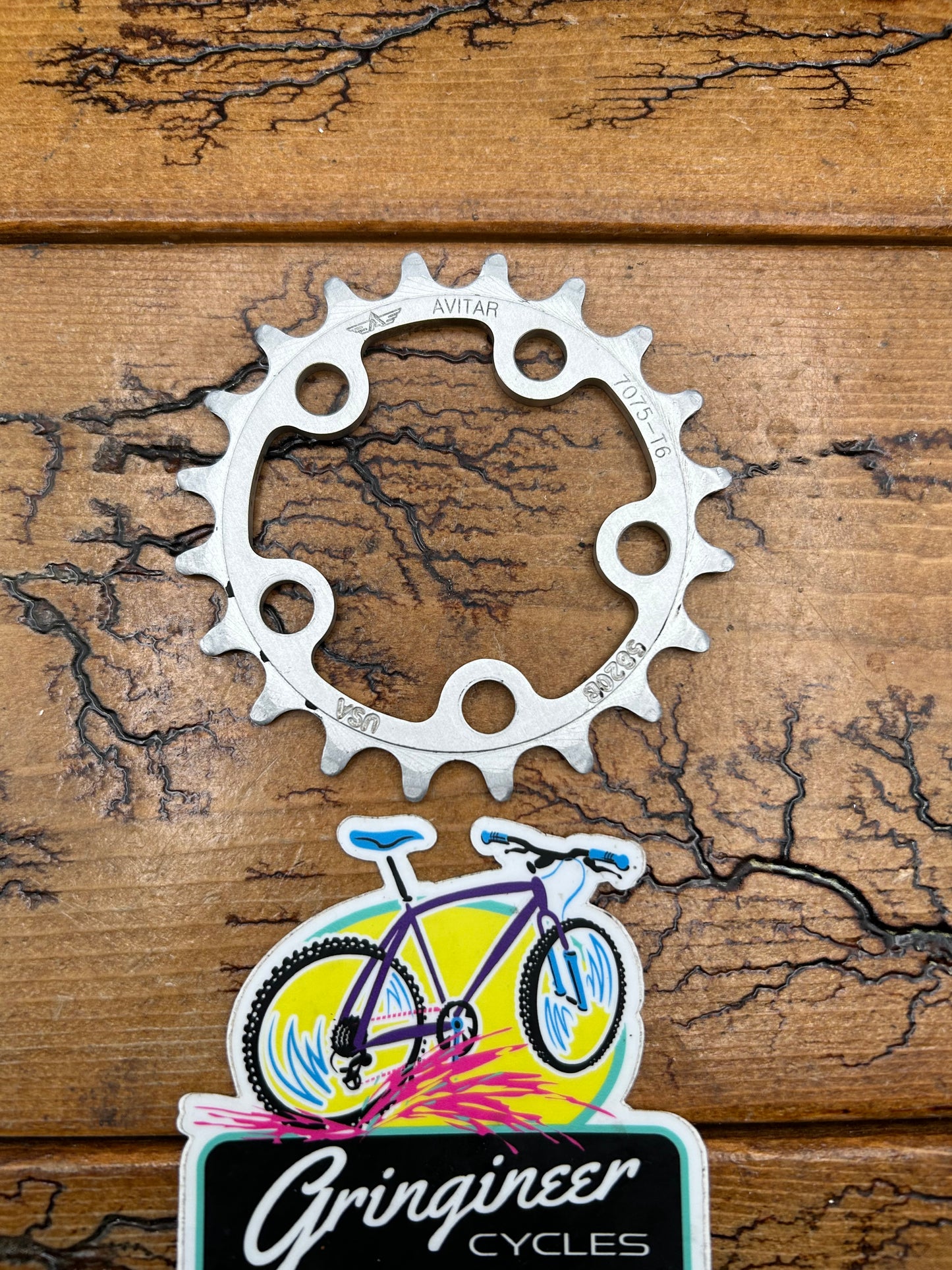 Avitar 20 Tooth 5 Bolt 58 BCD Chainring