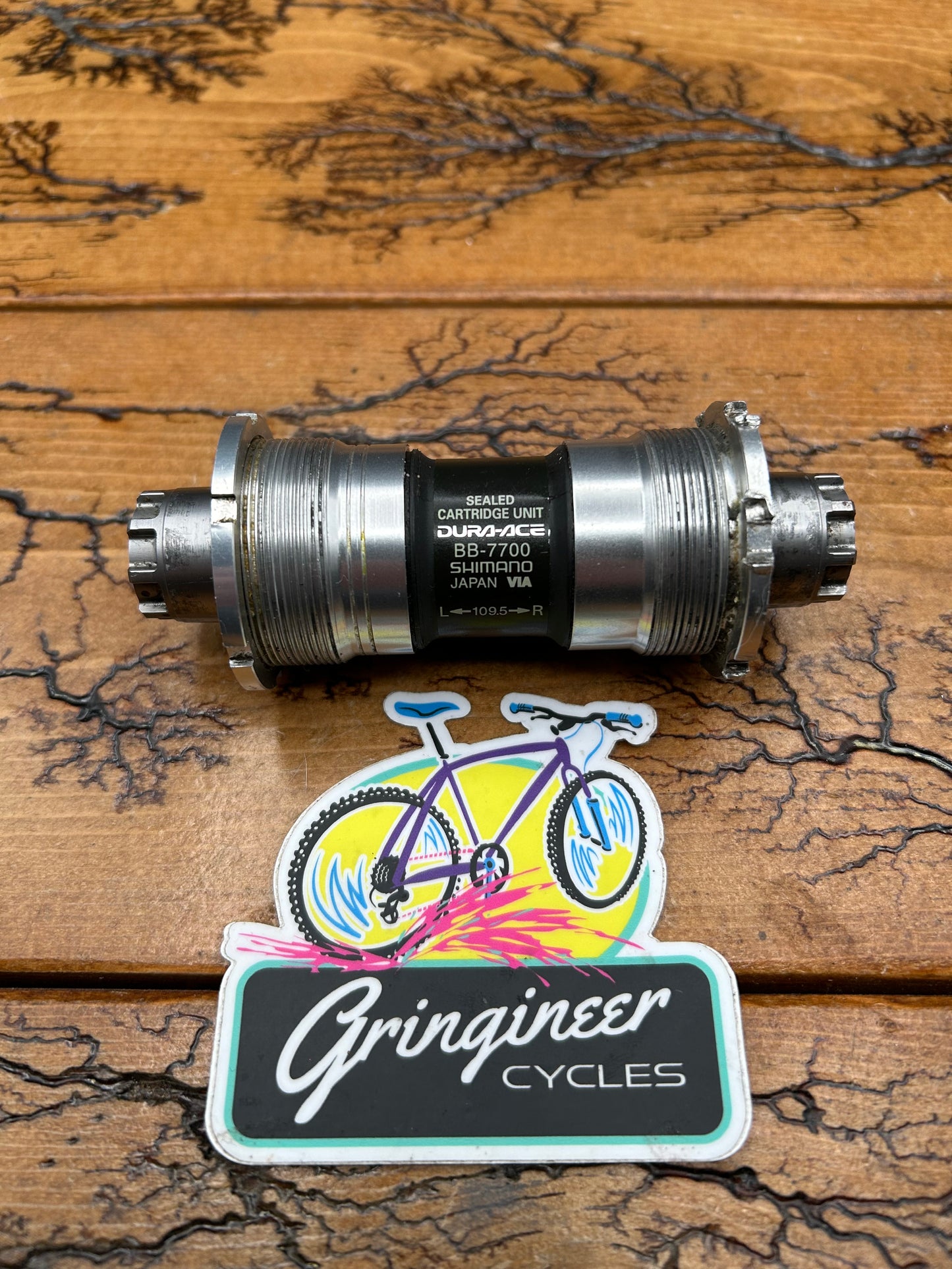 Shimano Dura Ace BB-7700 109.5mm Octalink V1 Bottom Bracket