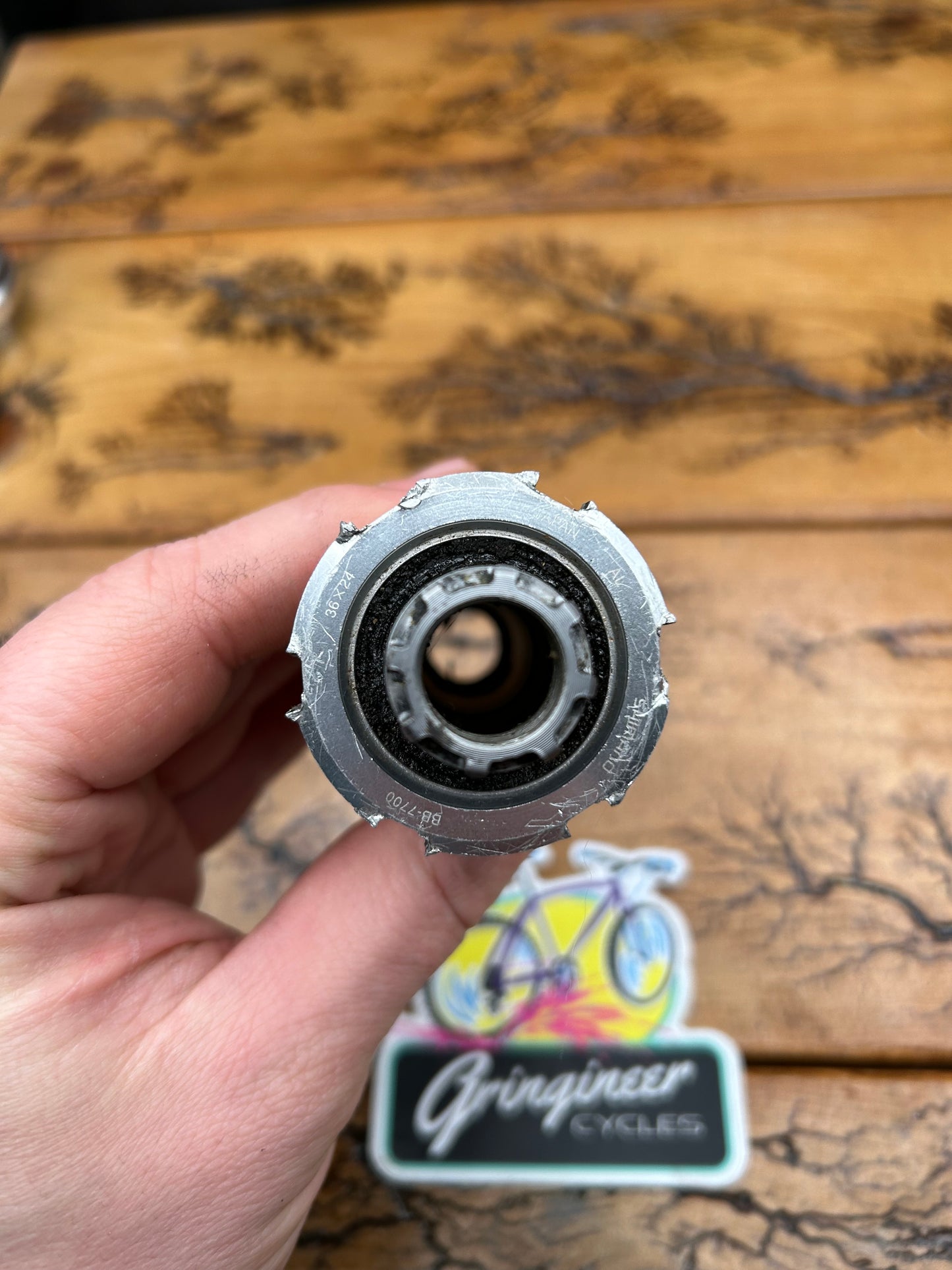 Shimano Dura Ace BB-7700 109.5mm Octalink V1 Bottom Bracket