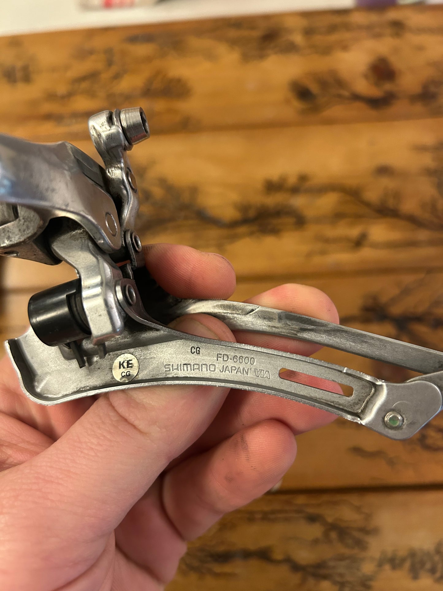 Shimano Ultegra FD-6600 31.8mm Clamp On Bottom Pull Front Derailleur