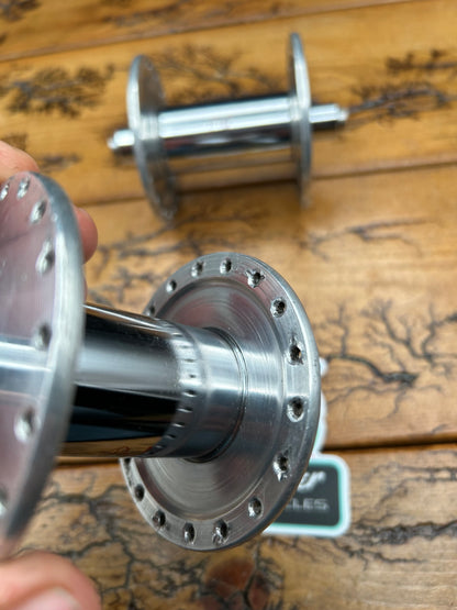 Phil Wood 100/120 36 Hole High Flange 3 Piece 1st Generation Hub Set