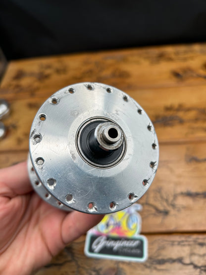 Phil Wood 100/120 36 Hole High Flange 3 Piece 1st Generation Hub Set