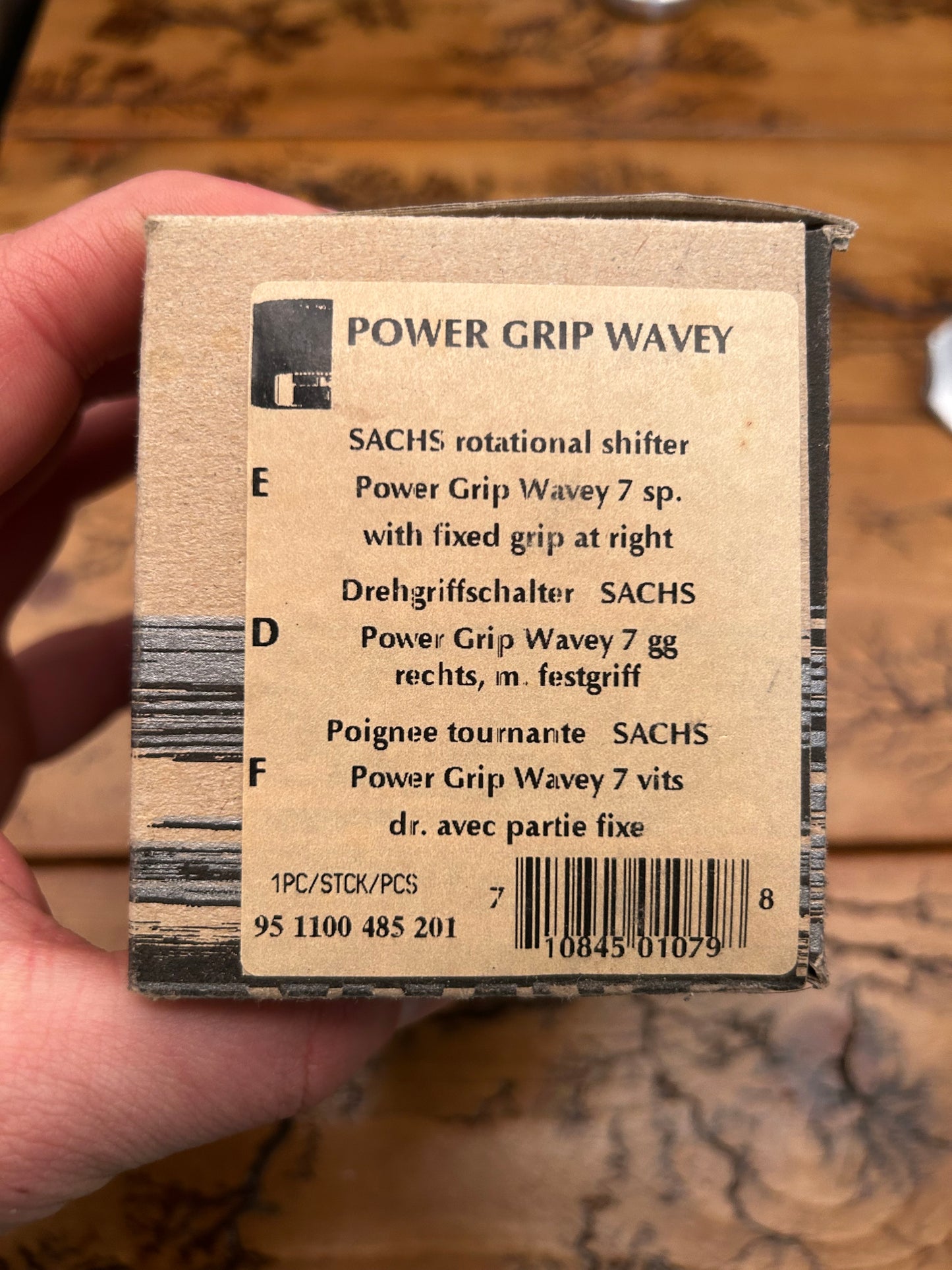 Sachs Power Grip Wavey 7 Speed Grip Shifter NOS