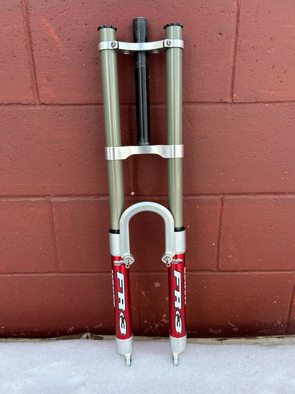 White Brothers FR3 Dual Crown 1 1/8 Threadless Suspension Fork