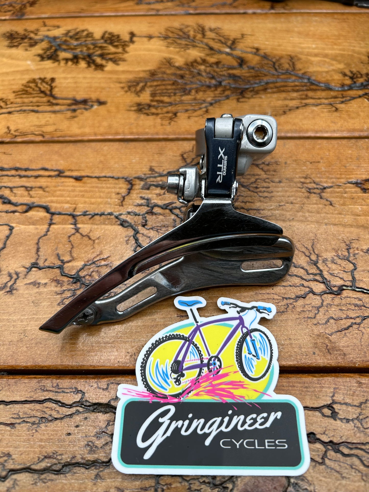 Shimano XTR FD-M901 38mm Clamp For Manitou Frames Top Pull Front Derailleur