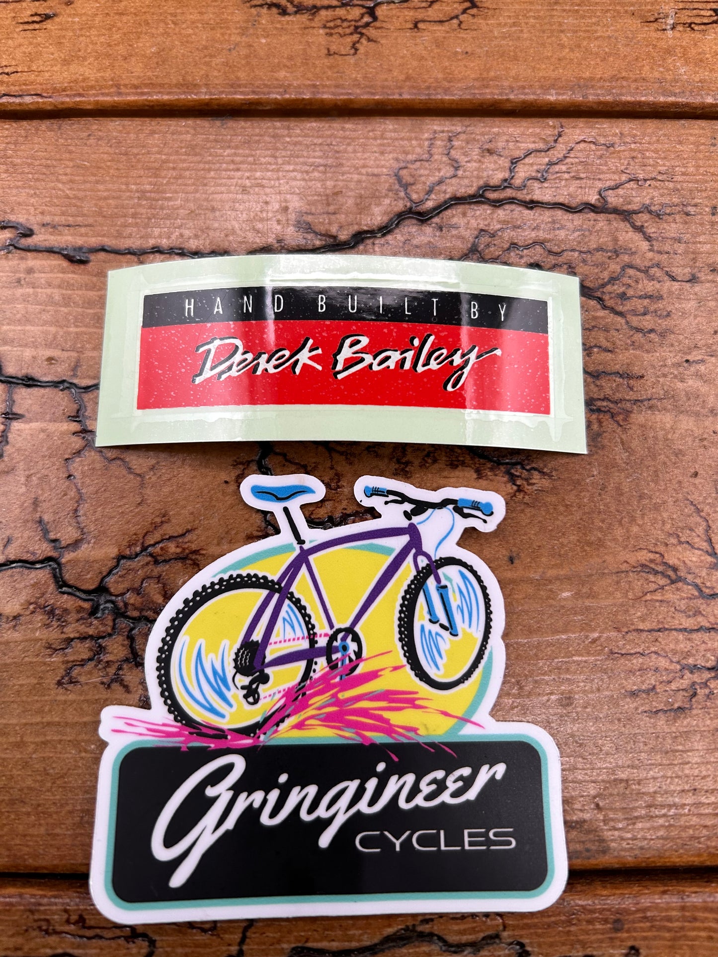 Rocky Mountain Hand Built By Derek Bailey Black and Red Decal