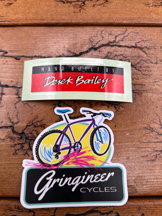 Rocky Mountain Hand Built By Derek Bailey Black and Red Decal