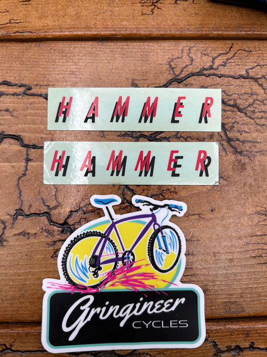 Rocky Mountain Hammer Red/Black Decals