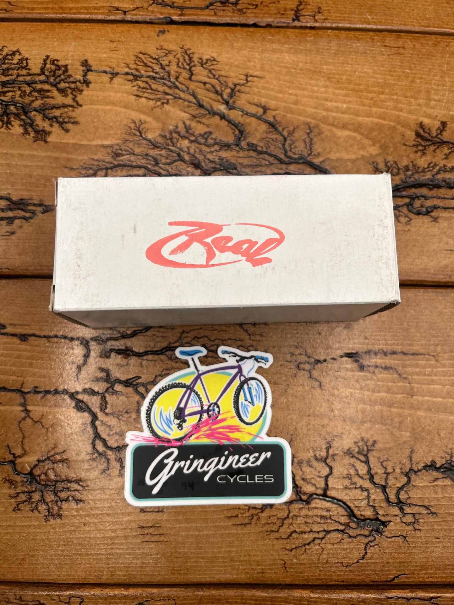 Real Design Red 28 Hole QR Rim Brake Front Hub NOS