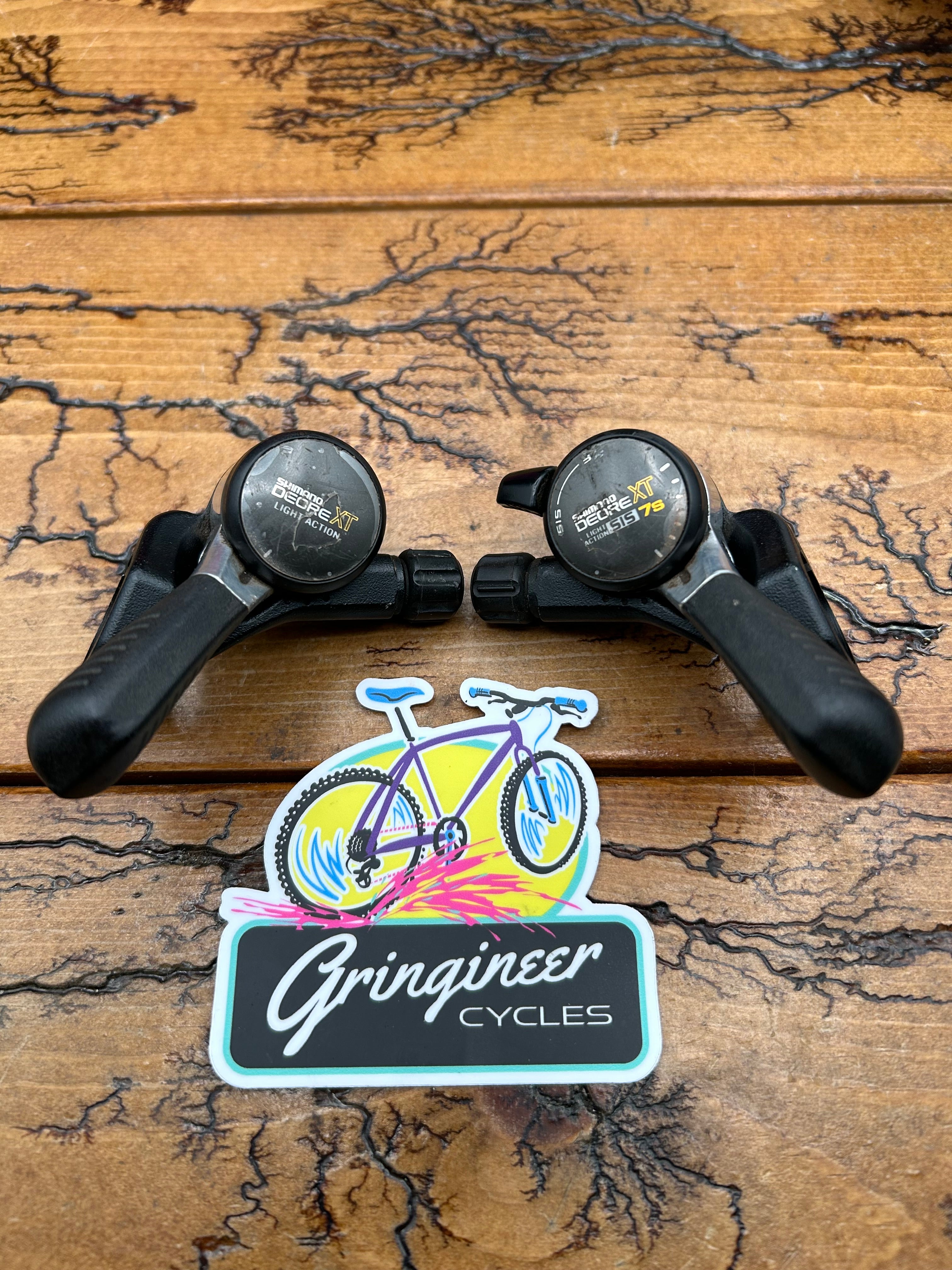 Shimano Deore XT SL-M732 7 Speed Thumb Shifters – Gringineer Cycles