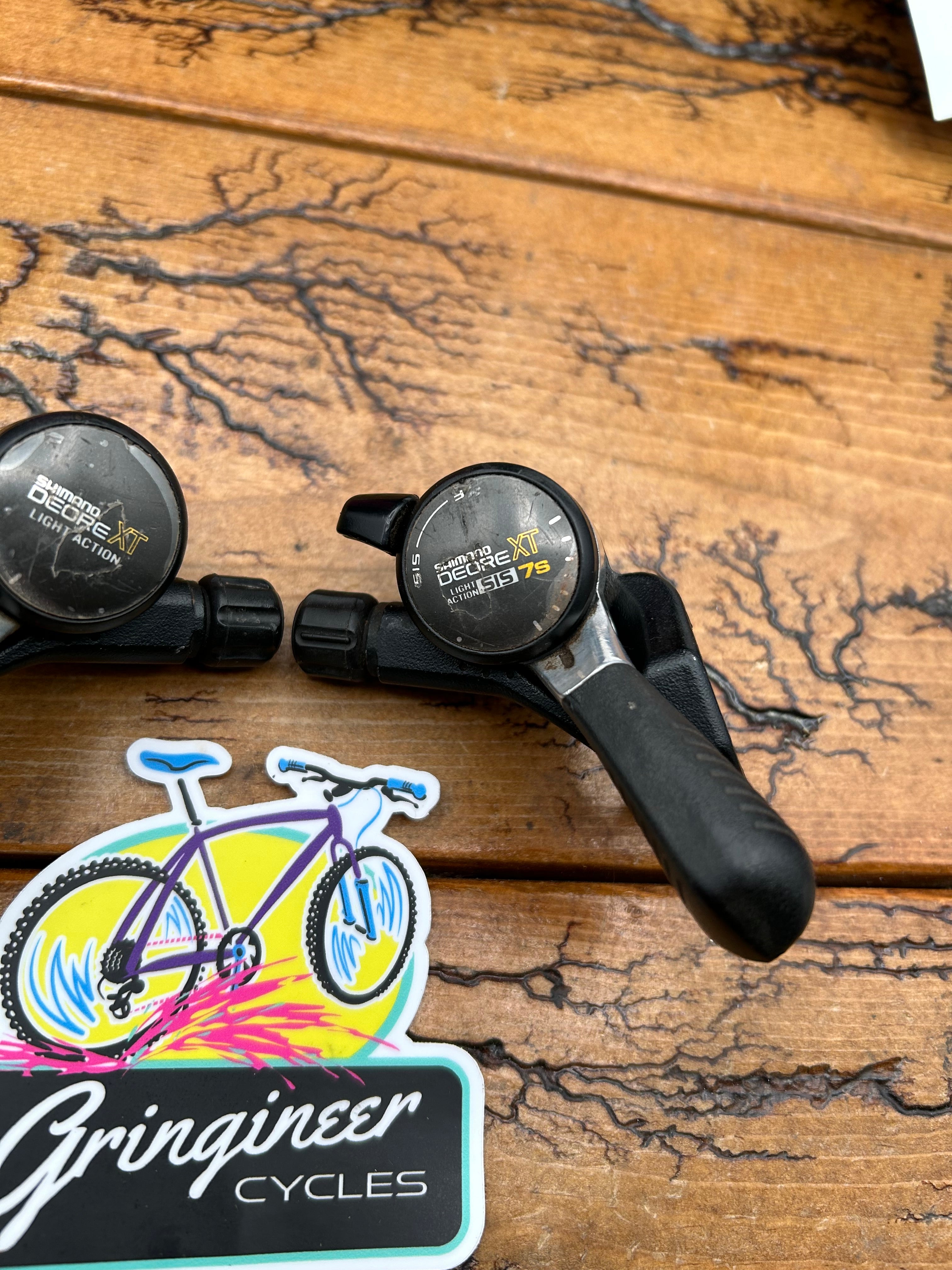 Shimano Deore XT SL-M732 7 Speed Thumb Shifters – Gringineer Cycles