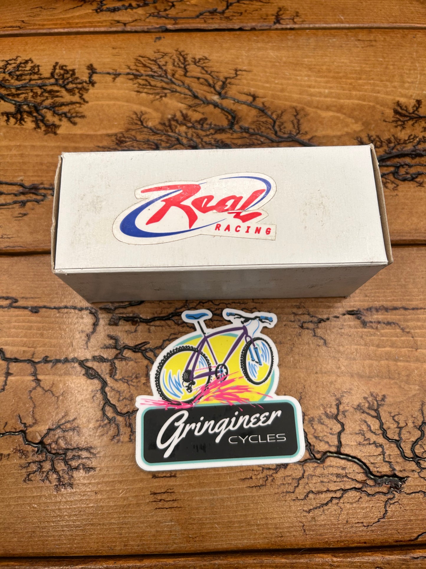 Real Design Blue 28 Hole QR Rim Brake Front Hub NOS