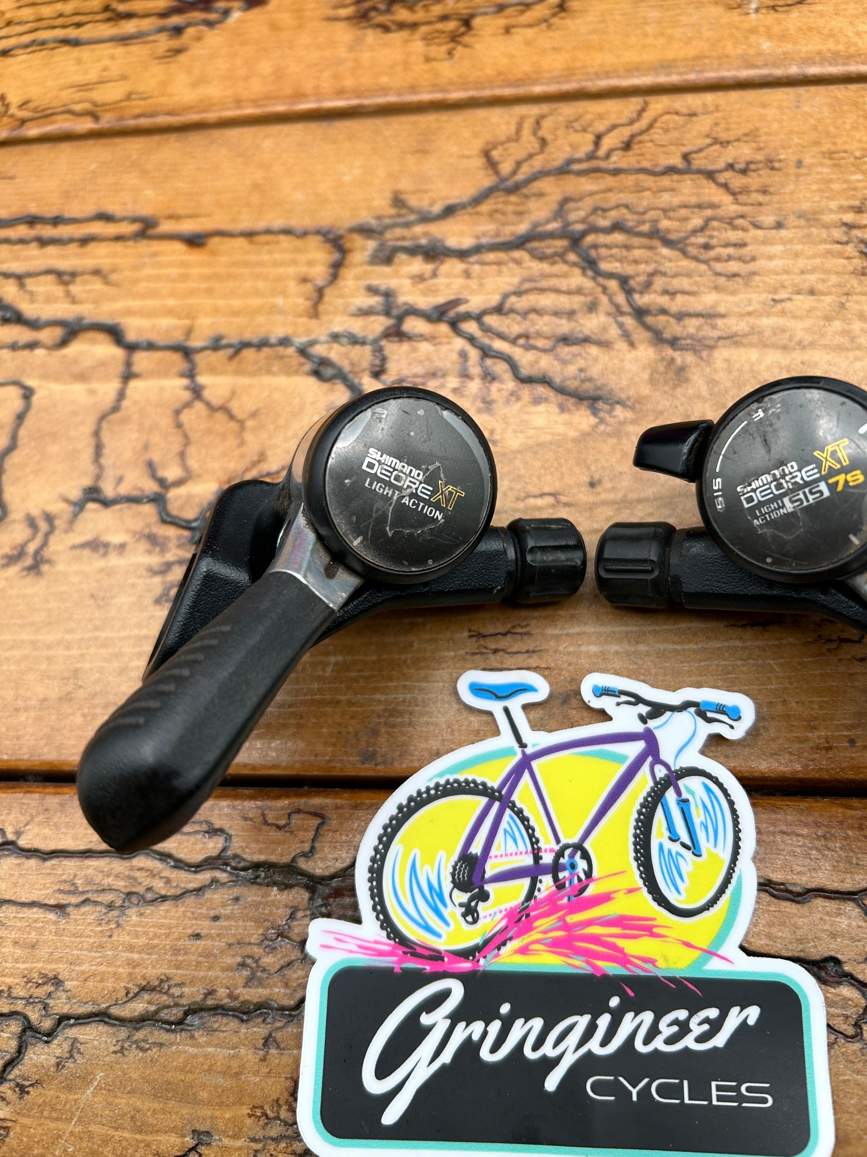 Shimano Deore XT SL-M732 7 Speed Thumb Shifters – Gringineer Cycles