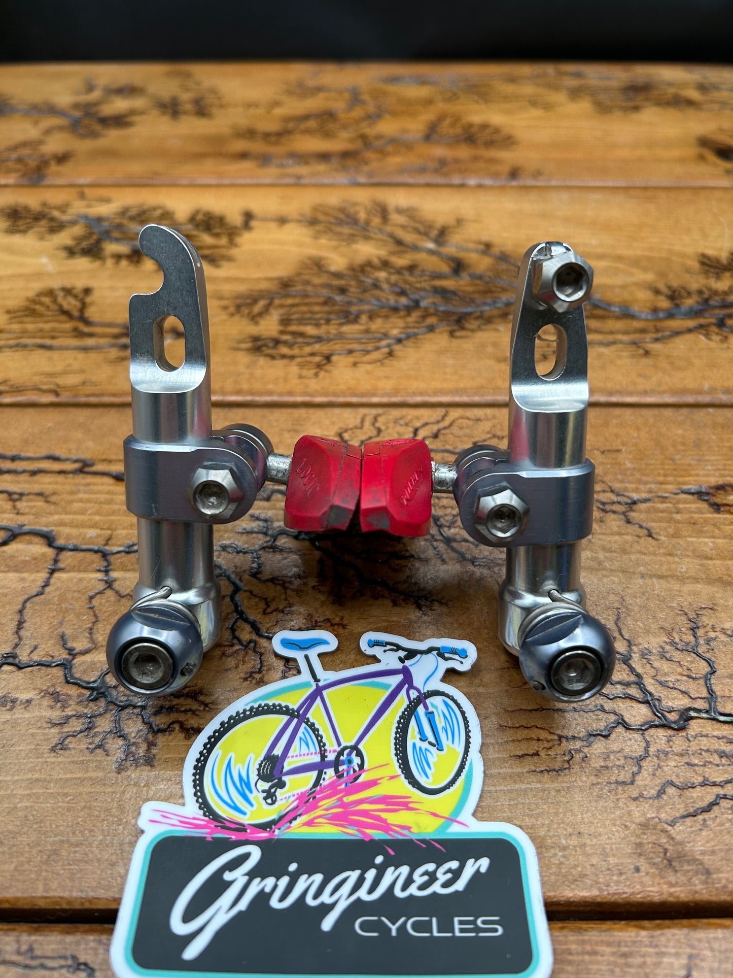 SRP Silver Cantilever Brake With Titanium Hardware