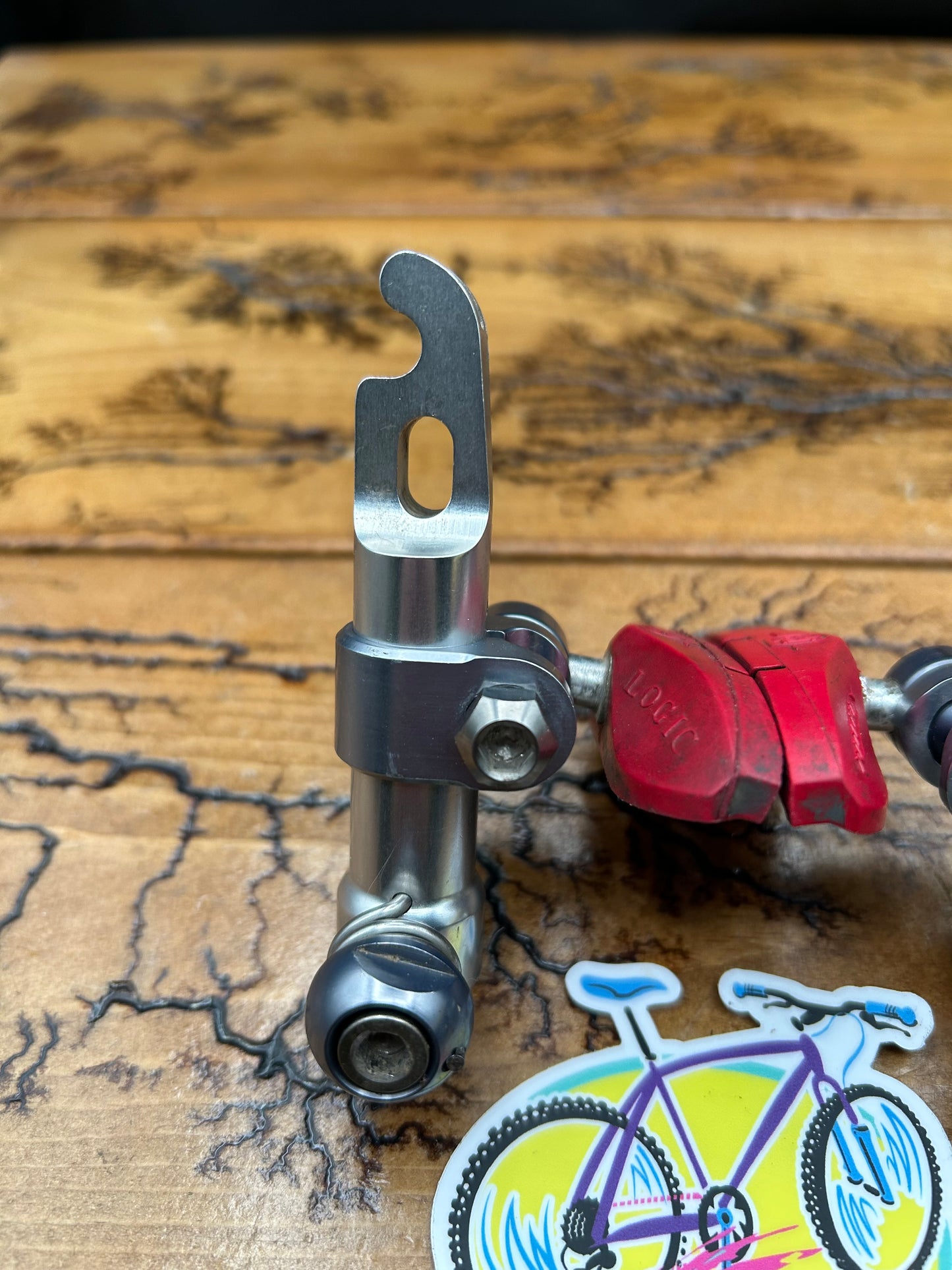 SRP Silver Cantilever Brake With Titanium Hardware