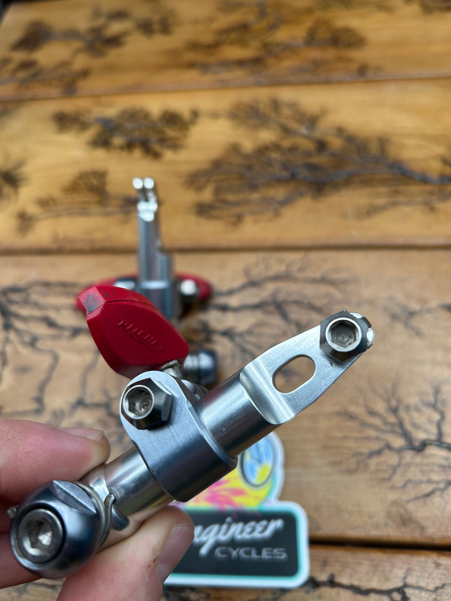 SRP Silver Cantilever Brake With Titanium Hardware