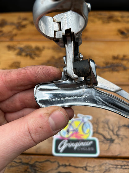 Shimano Deore XT FD-M735 31.8mm Bottom Pull Front Derailleur